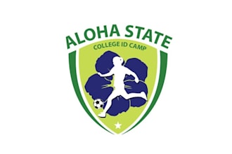 design classic super soccer camp logo