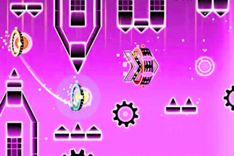 create fun geometry dash layout to be rated worthy and decorate in 1 9 style