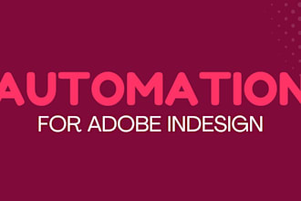 automate repetitive tasks in adobe indesign