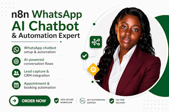 build whatsapp automation using n8n ai agents and whatsapp business API
