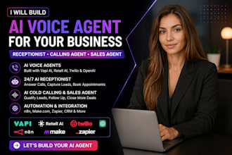 build ai voice agent retell ai receptionist vapi ai calling agent cold caller