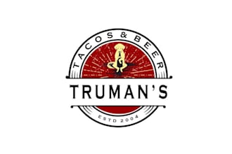 design awesome tacos and beer bar logo
