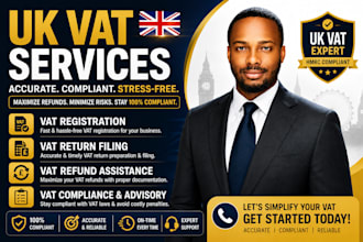 handle UK vat registration for amazon, ebay, temu sellers