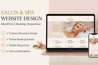 build a modern salon, spa, or beauty website that converts clients