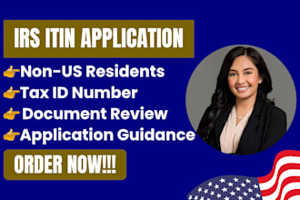 assist itin application for non US residents and business owners
