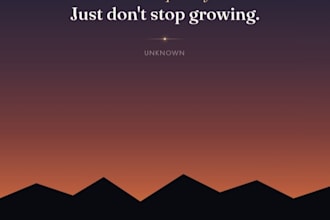 design aesthetic motivational quote posts for social media