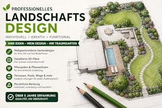 create a custom made gardendesign for your gardenplace gartengestaltung