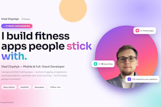 build fitness app with react native