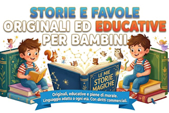 scrivere una storia o favola per bambini originale ed educativa