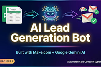 build an ai automated lead generation and cold email outreach system