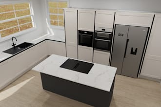 create 3d models, 2d cad, renders, graphic design