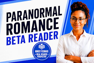 beta read your paranormal romance beta reader with detailed feedback