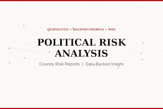 write a political risk report