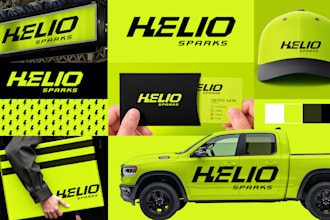 do scalable business branding modern business logo design and brand identity kit