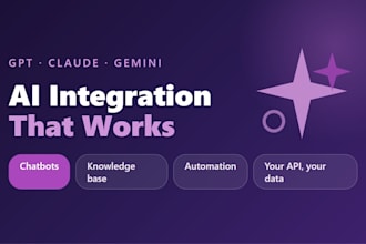 integrate chatgpt or ai assistant into your bot app or workflow