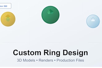 make custom 3d ring design