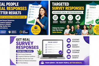 provide targeted survey responses and real market research data