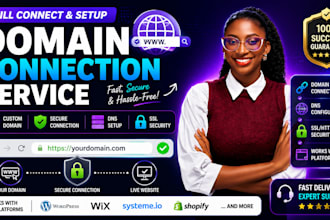 connect domain, fix dns issues, redirect domain and setup email authentication