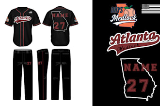 create custom baseball jersey designs for teams and brands