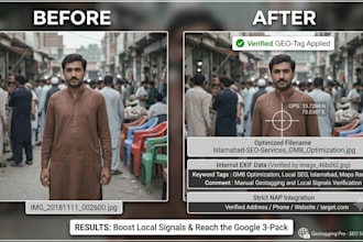 do advanced image geotagging and exif data optimization for local seo