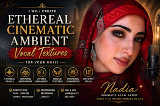 create ethereal cinematic ambient vocal textures for your music