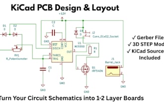 convert your circuit diagram or hand drawn sketch into a kicad pcb layout