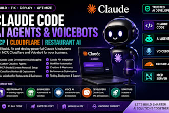 develop claude code, claude ai agents, voicebots and mcp servers integration