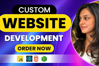build a responsive full stack website as a frontend and backend developer