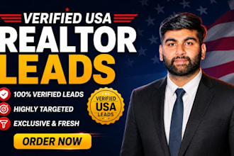 provide USA real estate agents leads