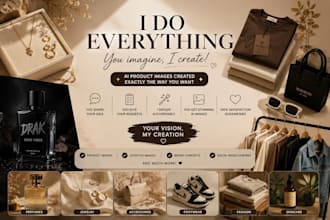 create stunning ai  images and vidoes for any product
