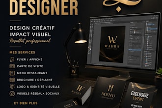 create a professional and unique business card