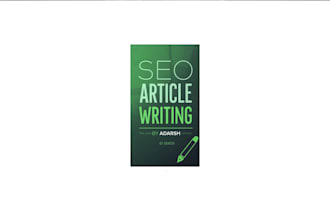 write SEO article blog post and webs project
