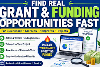 find suitable grants and funding opportunities for your business