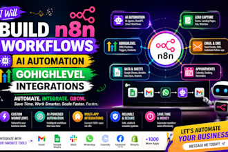 build n8n workflows ai automation gohighlevel integrations