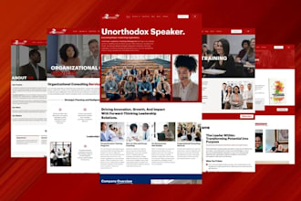 design or redesign luxury website, business wordpress website design