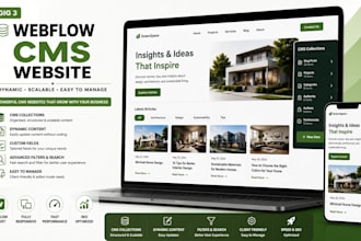 build a dynamic webflow cms website with collections
