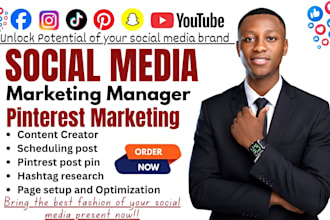 be your social media social media marketing manager pinterest marketing manger