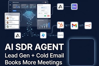 build ai sdr agent for lead generation, cold email and outbound automation