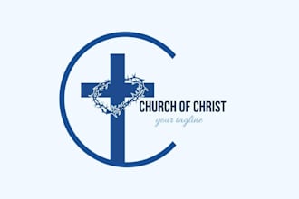 design a modern religious, church, ministry, and faith logo