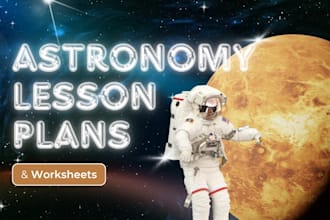 create engaging astronomy and space science  lesson plans