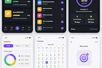 create professional mobile app UI mockups