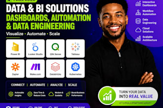 power bi looker studio qlinksense tableau zapier make com databricks kubernetes