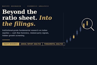 create a professional equity research report