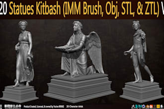 sculpt high quality 3d models for 3d printing in zbrush