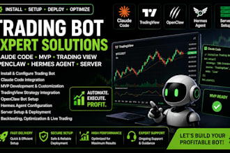 install trading bot claude code mvp trading view openclaw hermes agent server