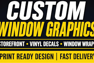 create eye catching storefront window graphics and vinyl decal designs