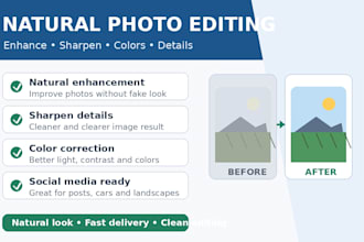 nhance, sharpen and edit your photos naturally