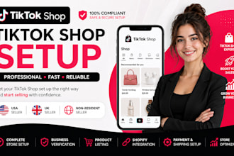 setup tiktok shop verified for US and non resident