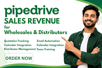 fix pipedrive CRM for wholesale and distribution companies