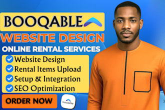 booqable website design party rental booking and website integration